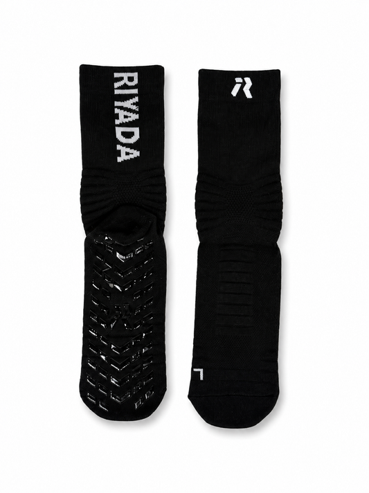 RIYADA PERFORMANCE GRIP SOCKS Black