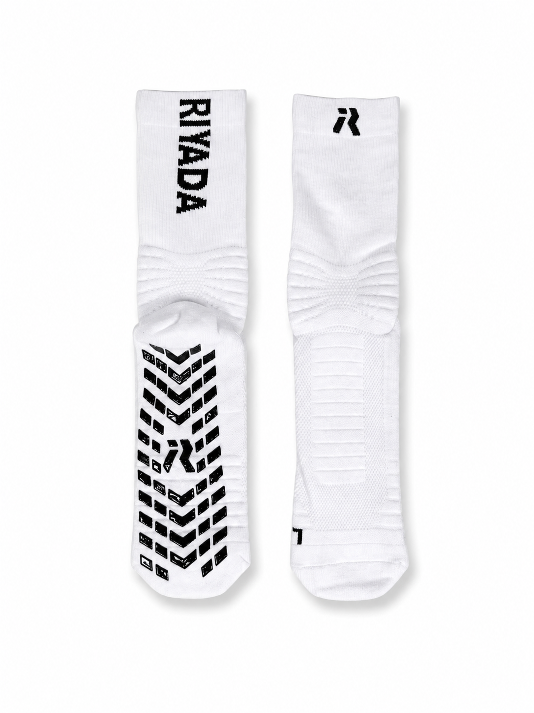 RIYADA PERFORMANCE GRIP SOCKS White