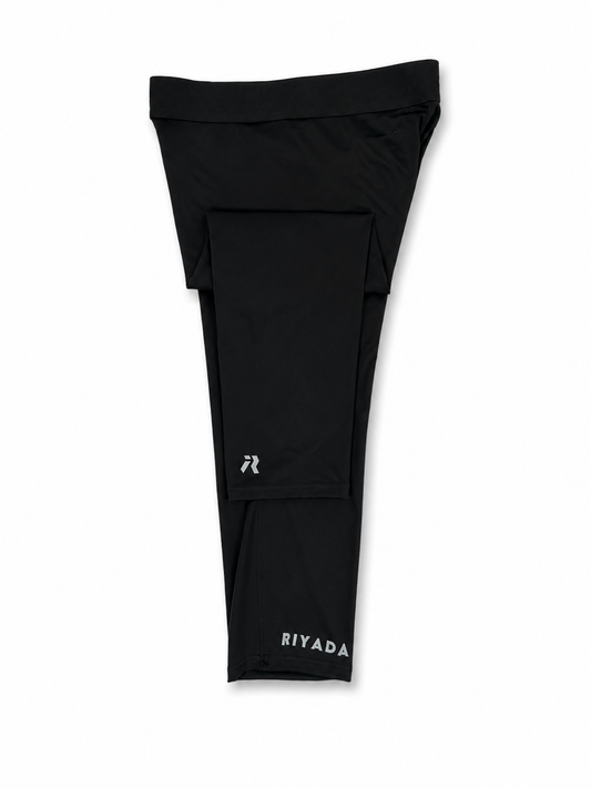RIYADA PERFORMANCE 2/3 COMPRESSION LEGGING black